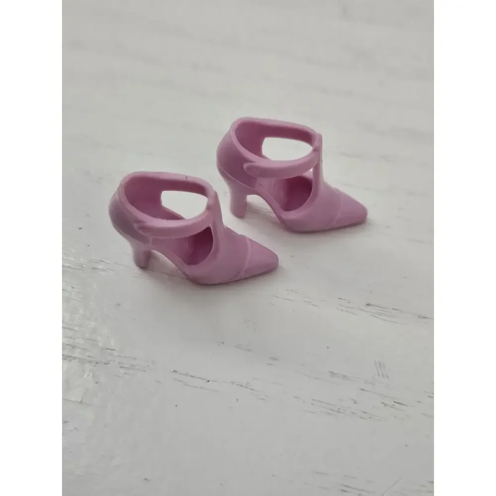 Mattel Barbie‎ Doll Shoes Fashionistas Fashion Fever Light Purple STRAPPY HEELS
